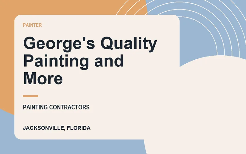 George's Quality Painting and More in Jacksonville, Florida