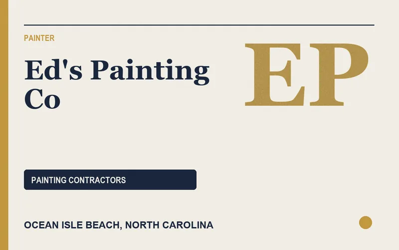 Ed's Painting Co in Ocean Isle Beach, North Carolina