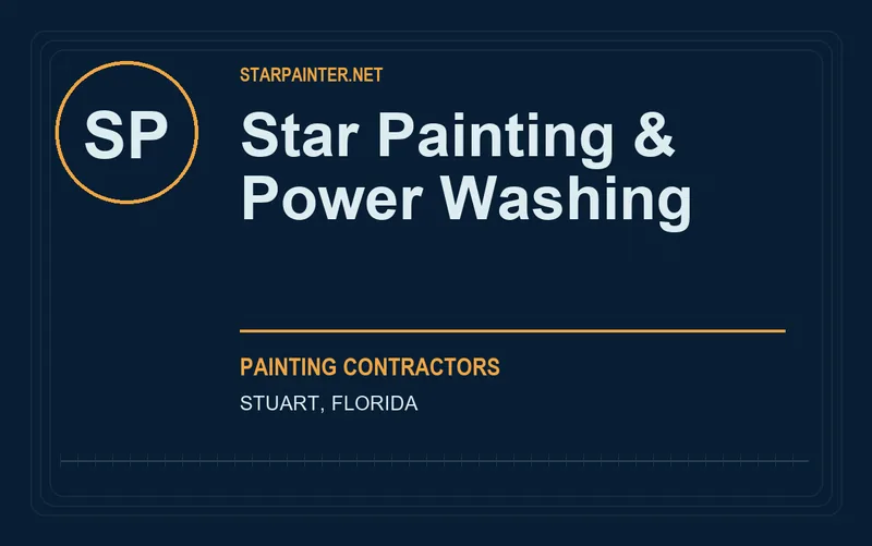 Star Painting & Power Washing in Stuart, Florida