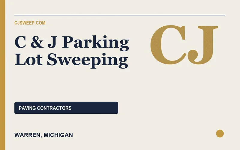 C & J Parking Lot Sweeping in Warren, Michigan