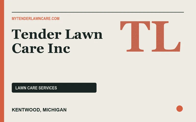 Tender Lawn Care Inc in Kentwood, Michigan