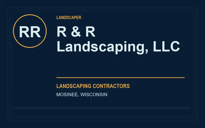 R & R Landscaping, LLC in Mosinee, Wisconsin