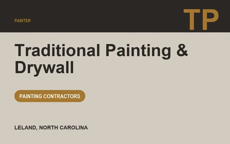 Traditional Painting & Drywall in Leland, North Carolina