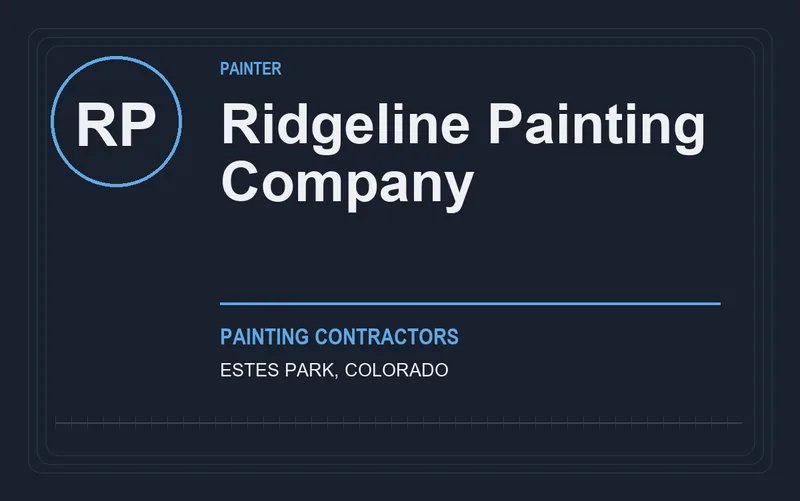 Ridgeline Painting Company in Estes Park, Colorado