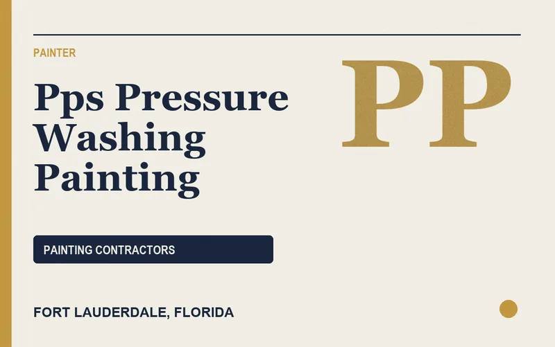 PPS PRESSURE WASHING PAINTING in Fort Lauderdale, Florida