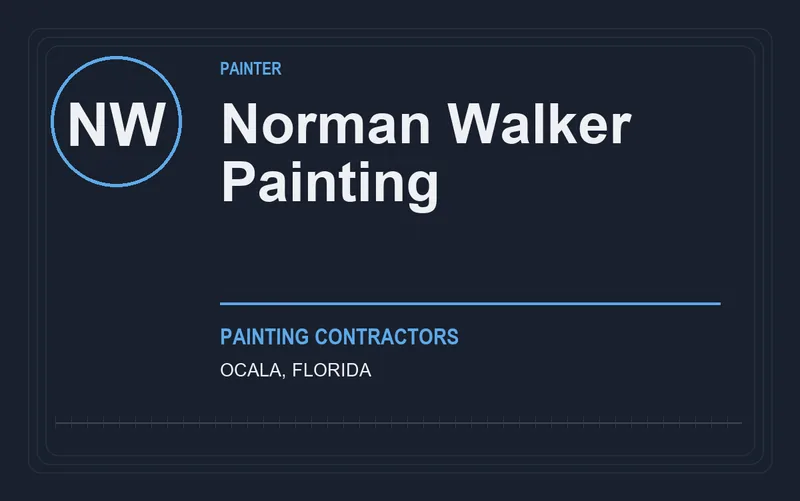 Norman Walker Painting in Ocala, Florida