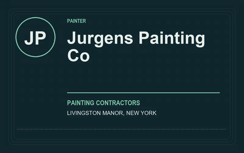 Jurgens Painting Co in Livingston Manor, New York