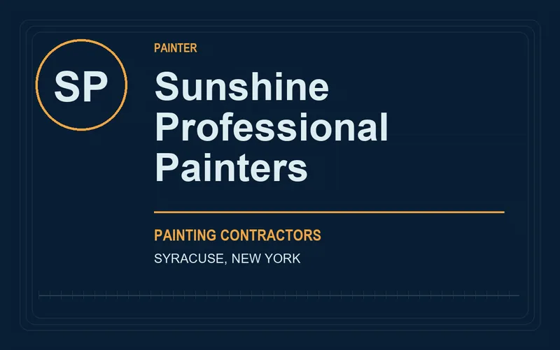 Sunshine Professional Painters in Syracuse, New York