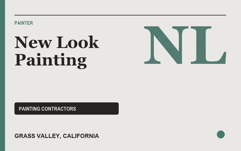 New Look Painting in Grass Valley, California