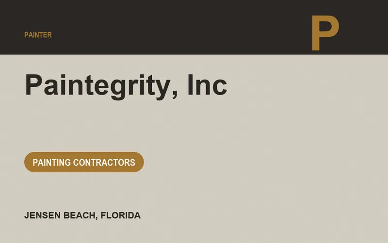 PAINTEGRITY, INC in Jensen Beach, Florida