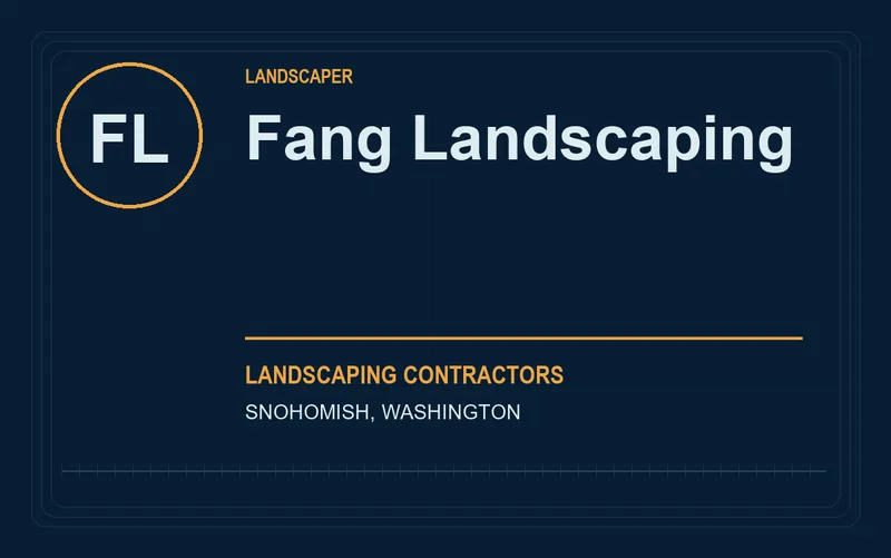Fang Landscaping in Snohomish, Washington