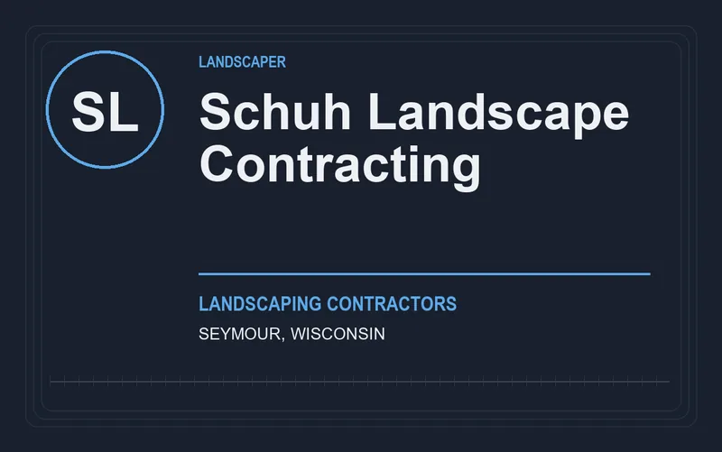 Schuh Landscape Contracting in Seymour, Wisconsin