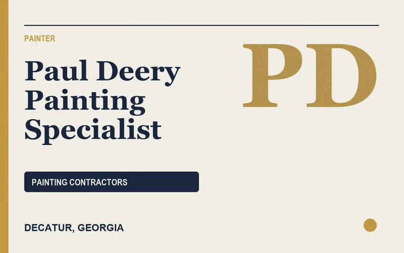 Paul Deery Painting Specialist in Decatur, Georgia