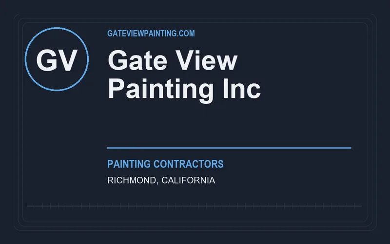 Gate View Painting Inc in Richmond, California