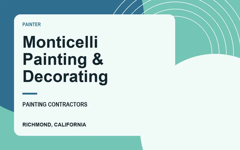 Monticelli Painting & Decorating in Richmond, California