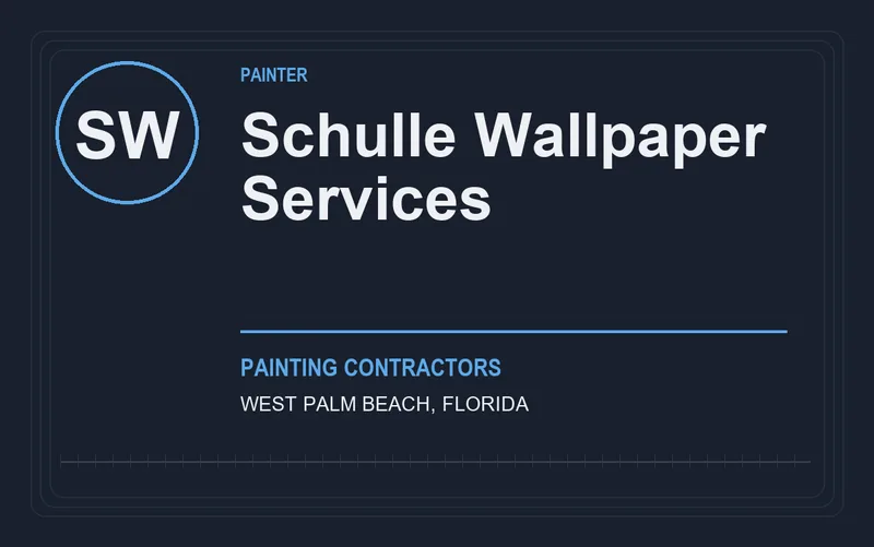 Schulle Wallpaper Services in West Palm Beach, Florida