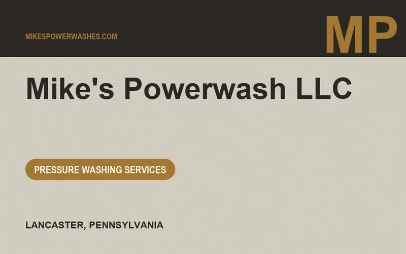 Mike's Powerwash LLC in Lancaster, Pennsylvania