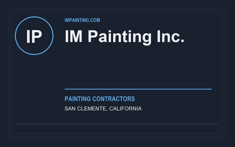 IM Painting Inc. in San Clemente, California