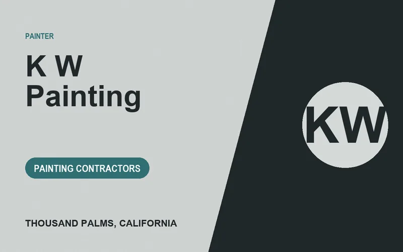 K W Painting in Thousand Palms, California