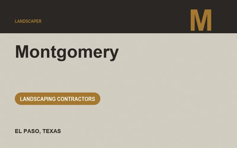 Montgomery in El Paso, Texas