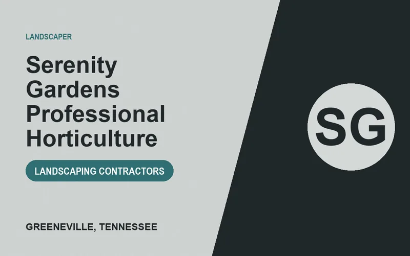 Serenity Gardens Professional Horticulture in Greeneville, Tennessee