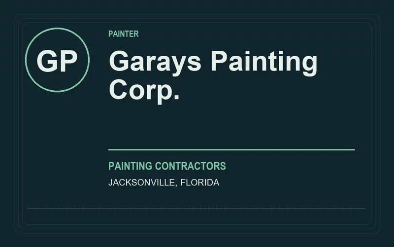 Garays Painting Corp. in Jacksonville, Florida