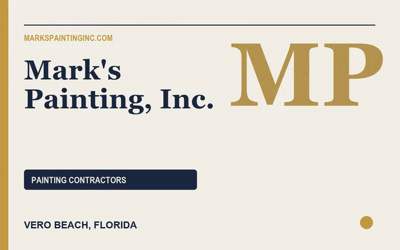 Mark's Painting, Inc. in Vero Beach, Florida