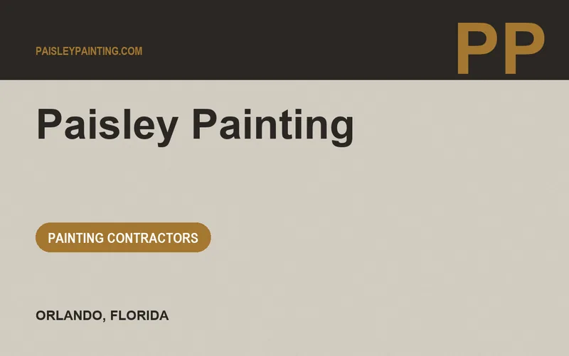 Paisley Painting in Orlando, Florida