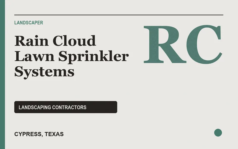 Rain Cloud Lawn Sprinkler Systems in Cypress, Texas