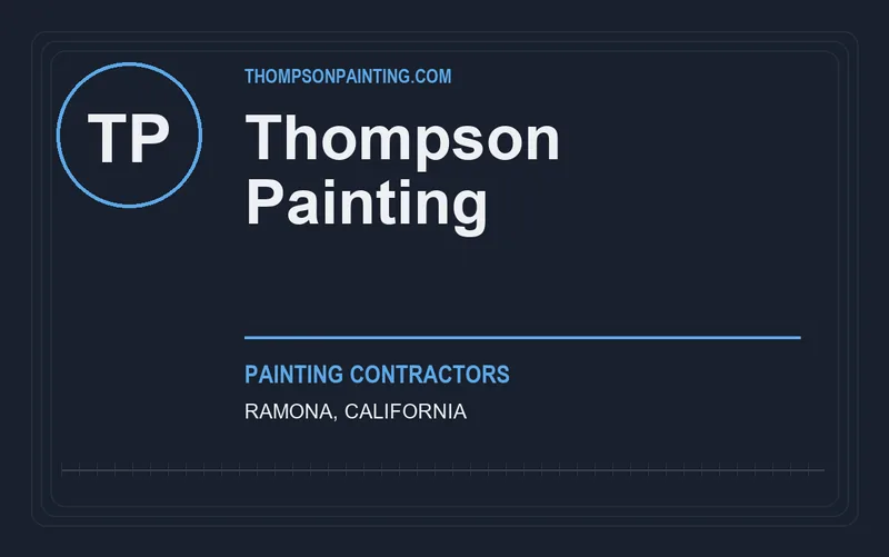 Thompson Painting in Ramona, California