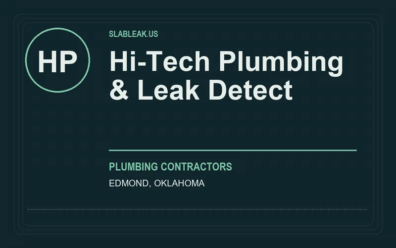 Hi-Tech Plumbing & Leak Detect in Edmond, Oklahoma