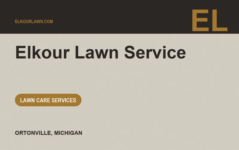 Elkour Lawn Service in Ortonville, Michigan