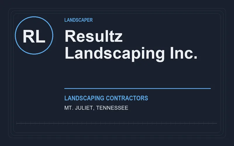 Resultz Landscaping Inc. in Mt. Juliet, Tennessee