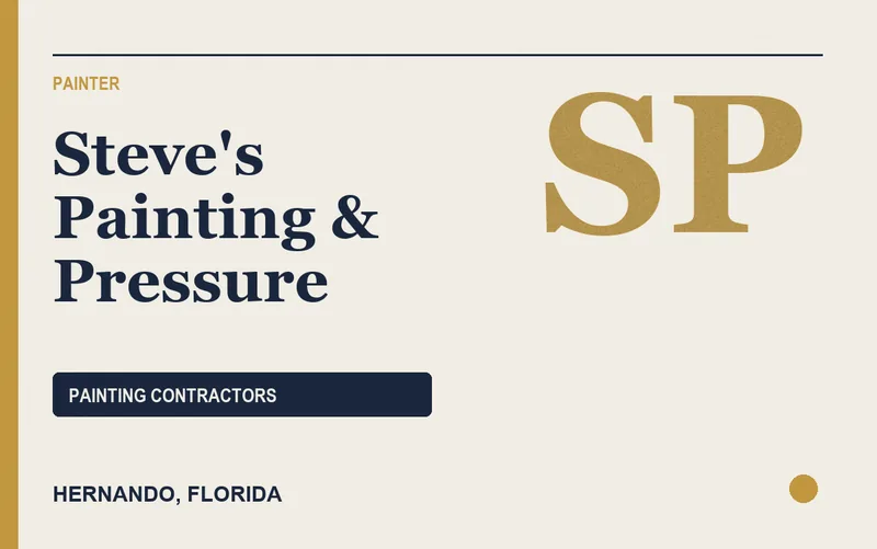 Steve's Painting & Pressure in Hernando, Florida