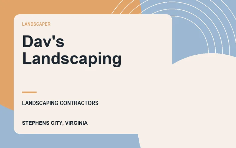 Dav's Landscaping in Stephens City, Virginia