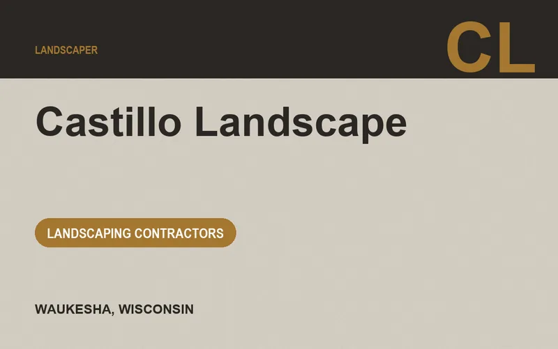 Castillo Landscape in Waukesha, Wisconsin