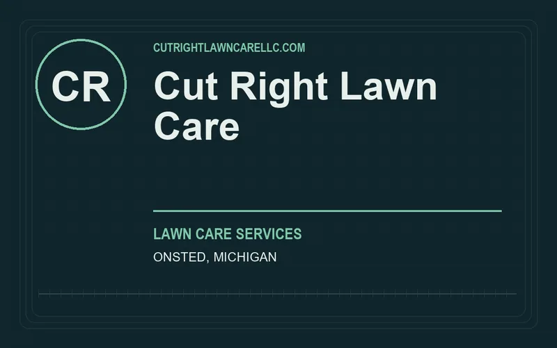 Cut Right Lawn Care in Onsted, Michigan