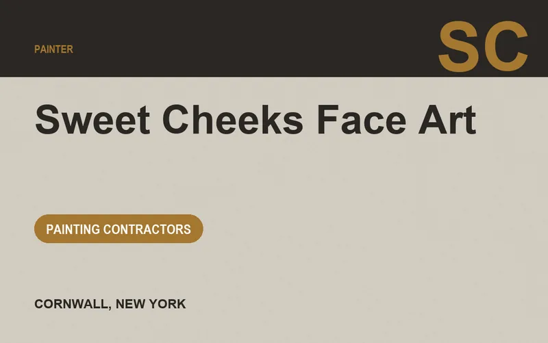 Sweet Cheeks Face Art in Cornwall, New York