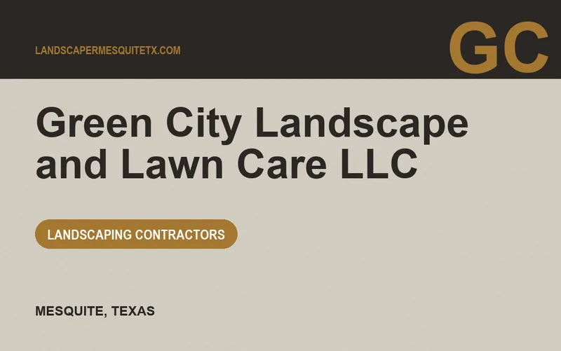 Green City Landscape and Lawn Care LLC in Mesquite, Texas