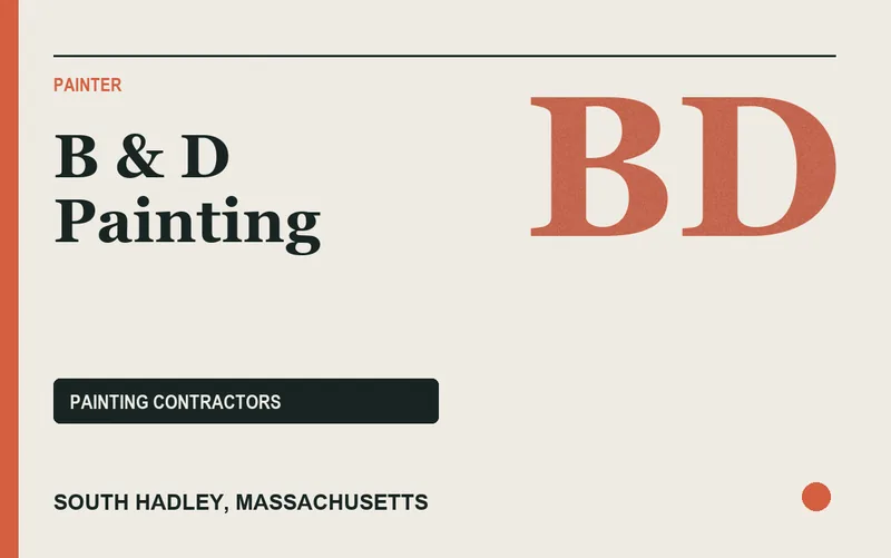 B & D Painting in South Hadley, Massachusetts