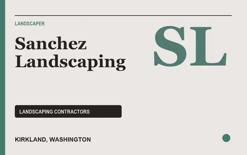 Sanchez Landscaping in Kirkland, Washington