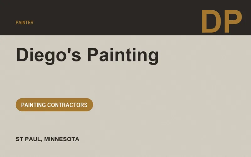 Diego's Painting in St Paul, Minnesota