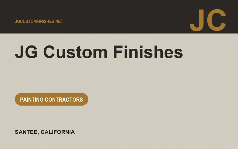 JG Custom Finishes in Santee, California