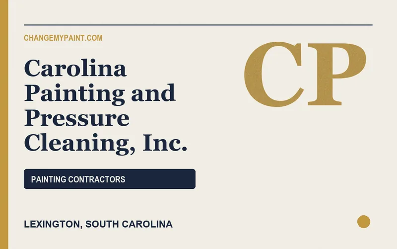 Carolina Painting and Pressure Cleaning, Inc. in Lexington, South Carolina