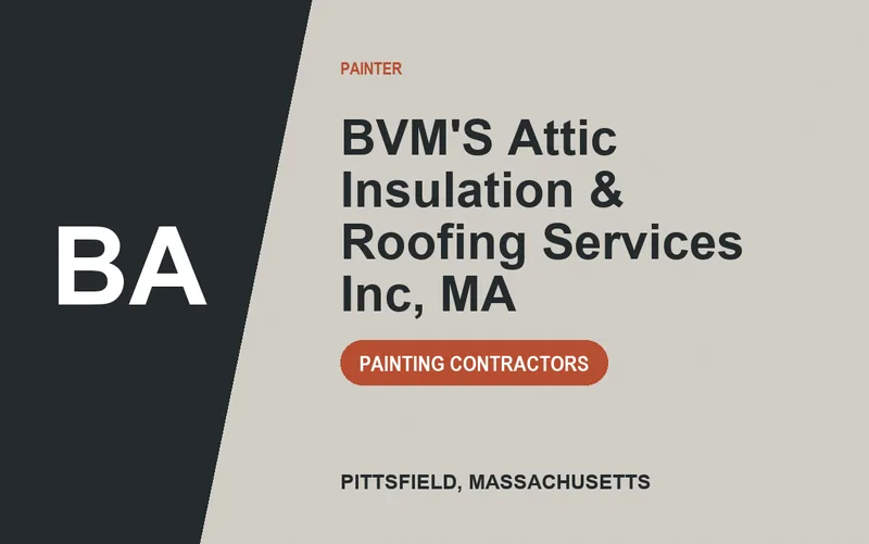 BVM'S Attic Insulation & Roofing Services Inc, MA in Pittsfield, Massachusetts