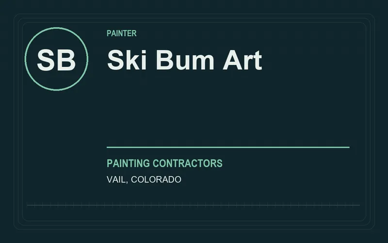Ski Bum Art in Vail, Colorado