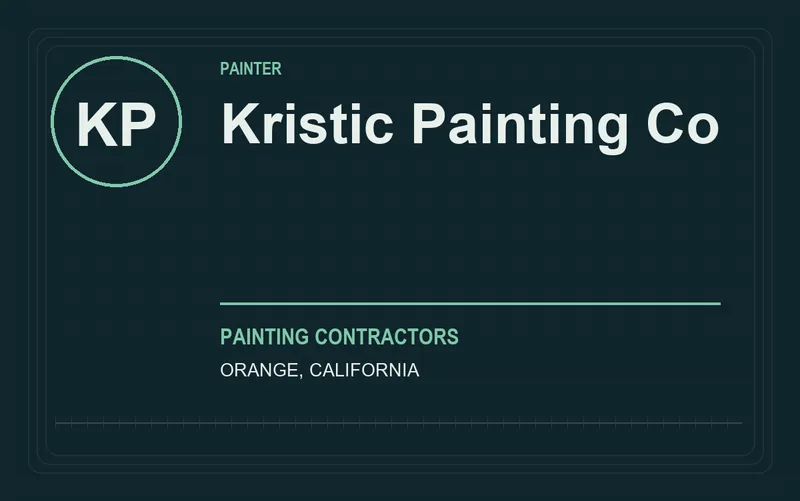 Kristic Painting Co in Orange, California