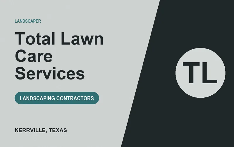 Total Lawn Care Services in Kerrville, Texas