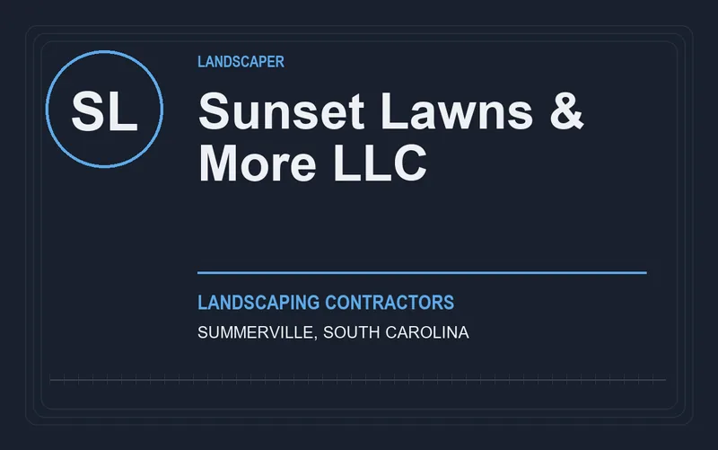Sunset Lawns & More LLC in Summerville, South Carolina