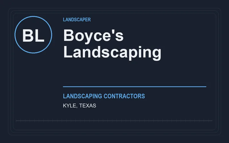 Boyce's Landscaping in Kyle, Texas